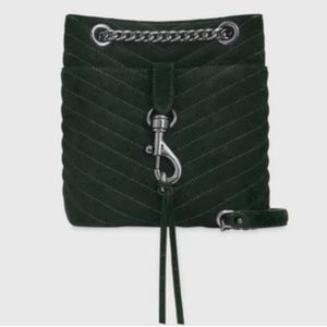 Rebecca Minkoff Bucket Bag in Bottle Green